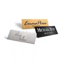 Custom UV Printed Metal Name Badges