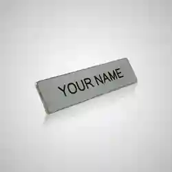 Custom Engraved Metal Name Badges
