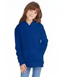 Hanes Youth 7.8 oz. EcoSmart 50/50 Pullover Hooded Sweatshirt