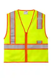 CornerStone® ANSI 107 Class 2 Mesh Zippered Two-Tone Vest
