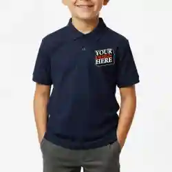 Youth Saratoga Performance Mini Mesh Polo