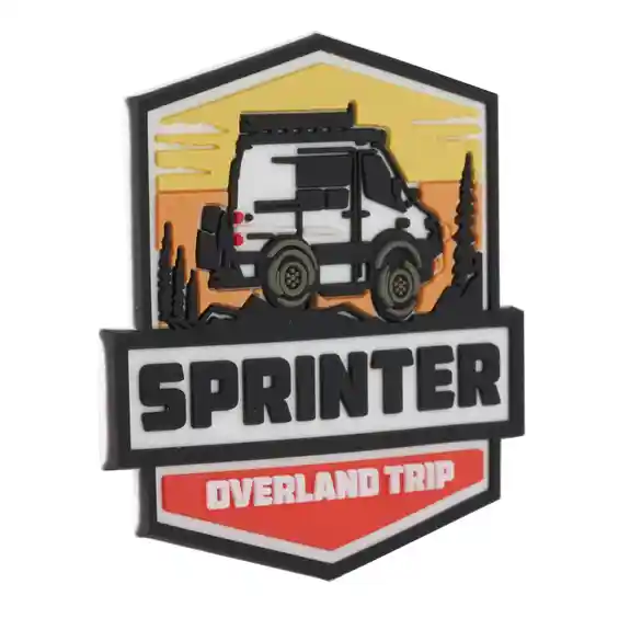 Sprinter van overland trip desert adventure patch logo