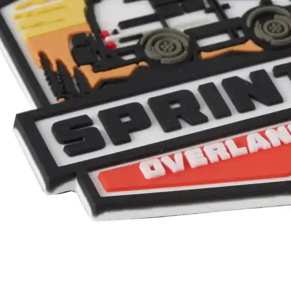 Close-up view of Sprinter Overland Trip patch detail