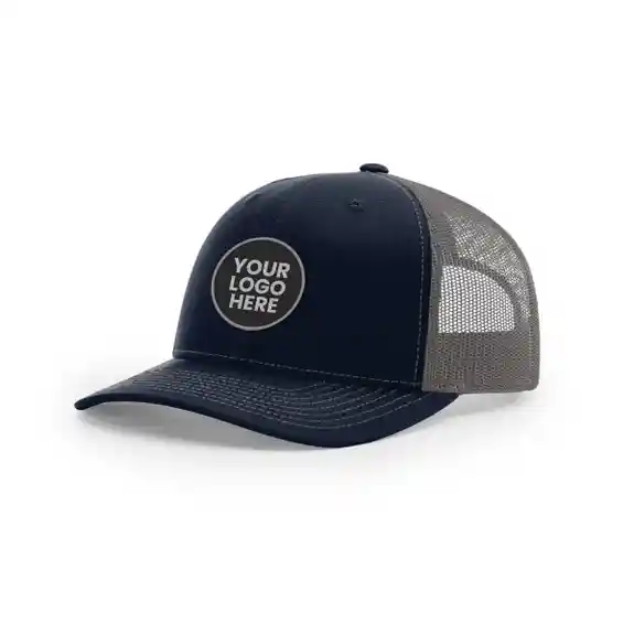 Dark Richardson 112 trucker cap with mesh panel