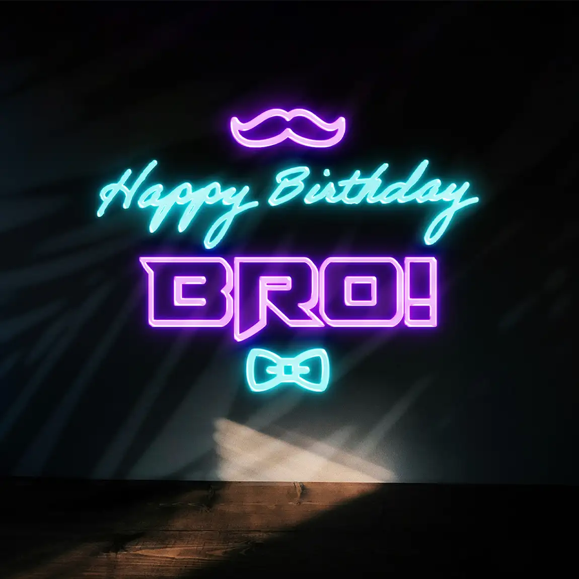 Happy Birthday Bro Neon Signs