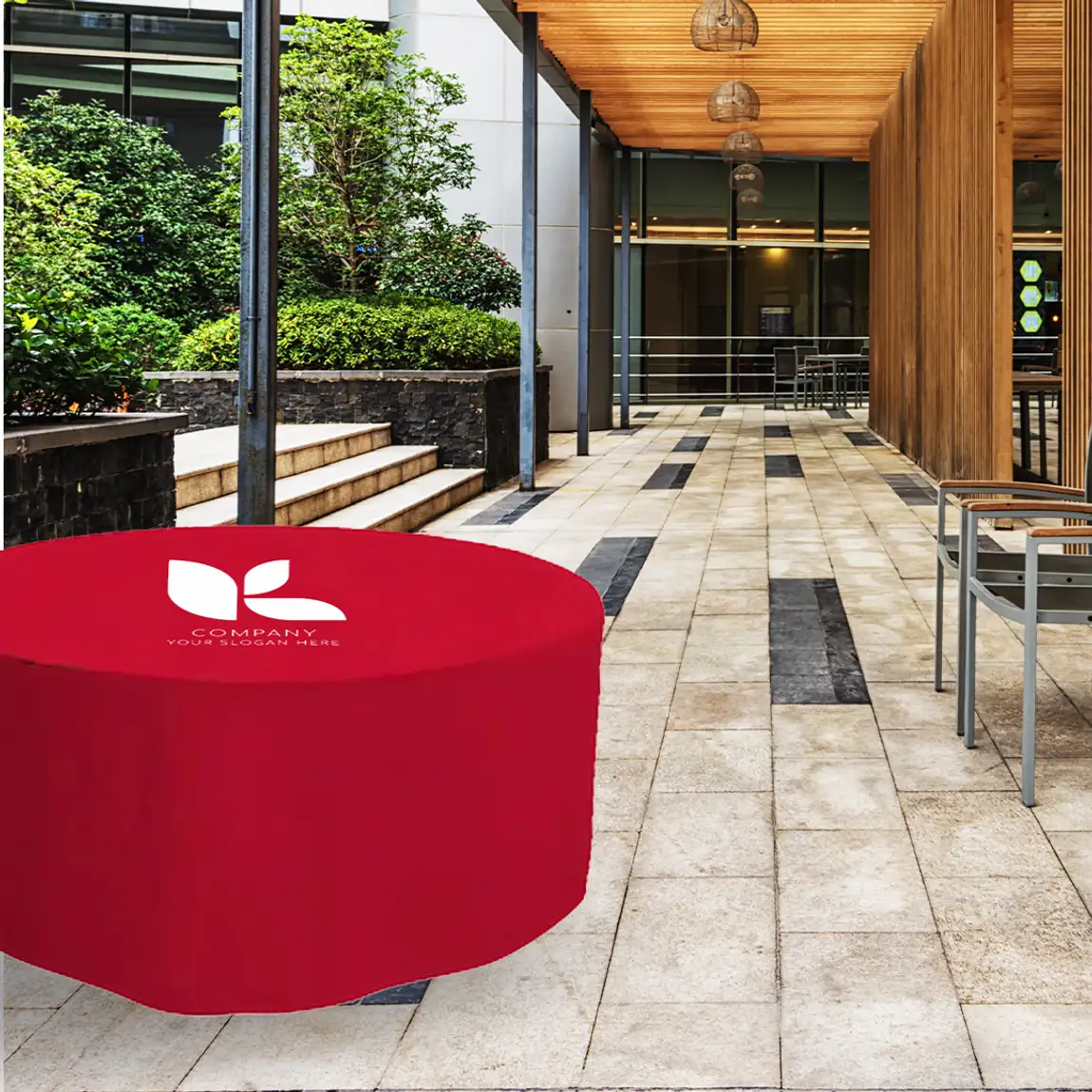 Table Covers - Custom Round Fitted Table Covers