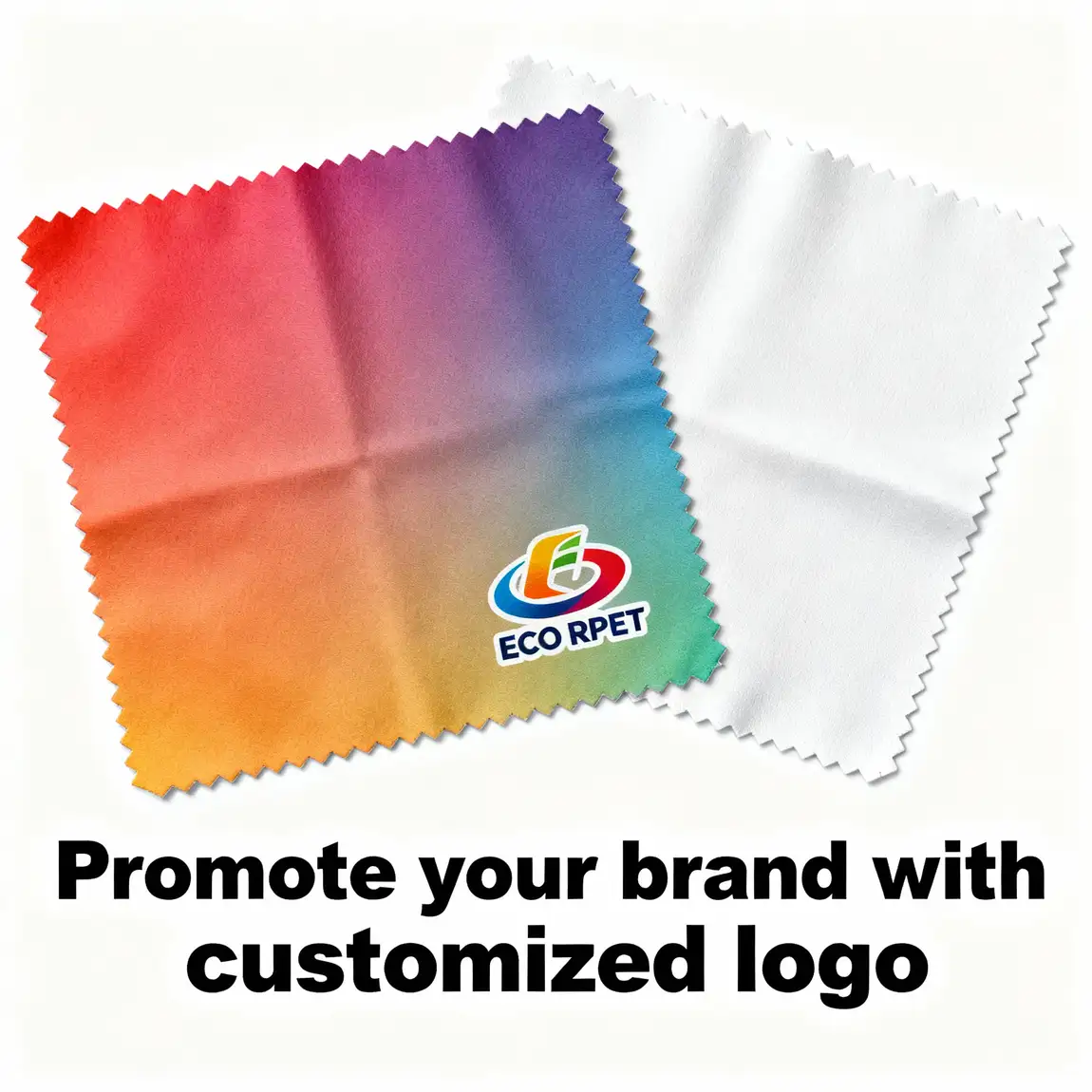 Eco-Friendly rPET Recycled Microfiber Lens Cleaning Cloth | Custom ...