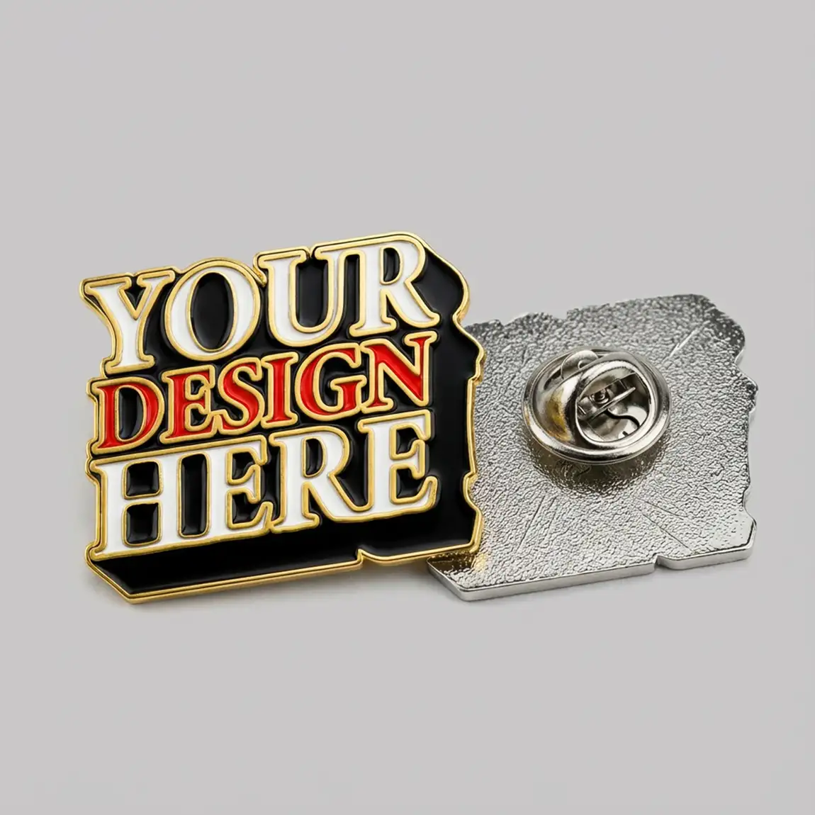 Lapel Pins - Custom Shape Pins