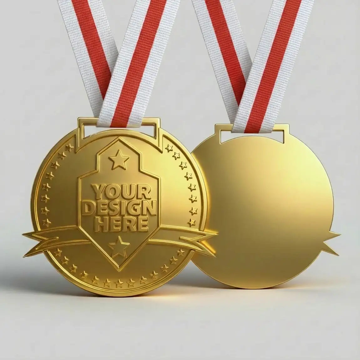 Custom Medals Brass Bronze Silver Gold