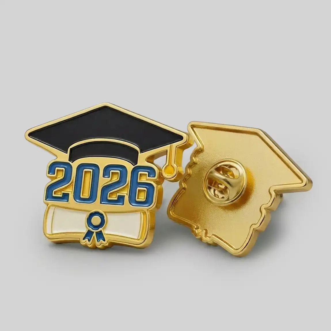 Lapel Pins - Soft Enamel Graduation Pins