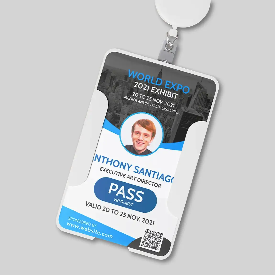 Lanyards & ID Cards - Custom Conference ID Name Badges