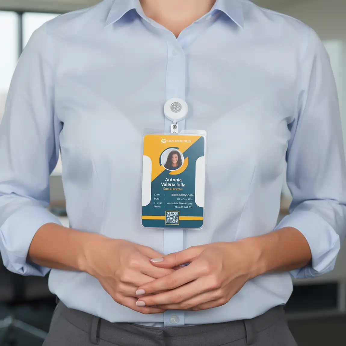 Lanyards & ID Cards - Custom Corporate ID Name Badges