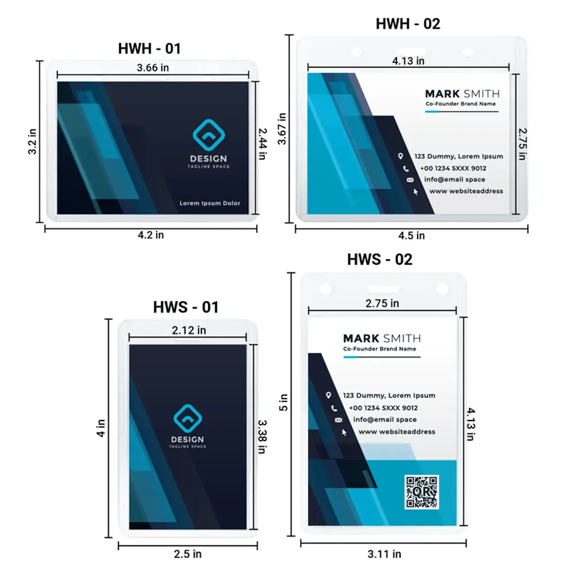 Hard Plastic Holders