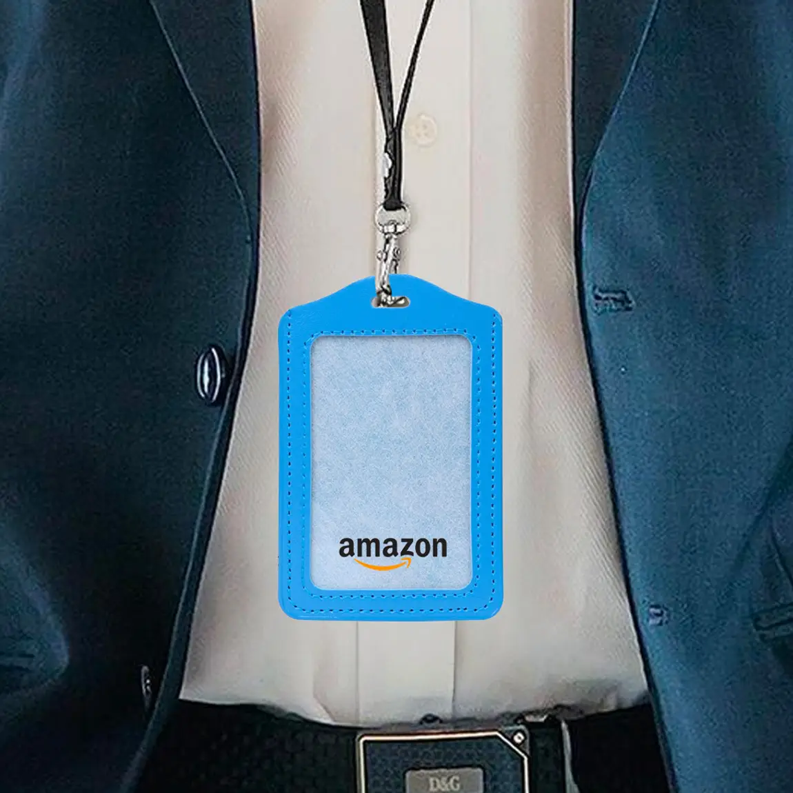 Printed Horizontal Faux Leather Holders