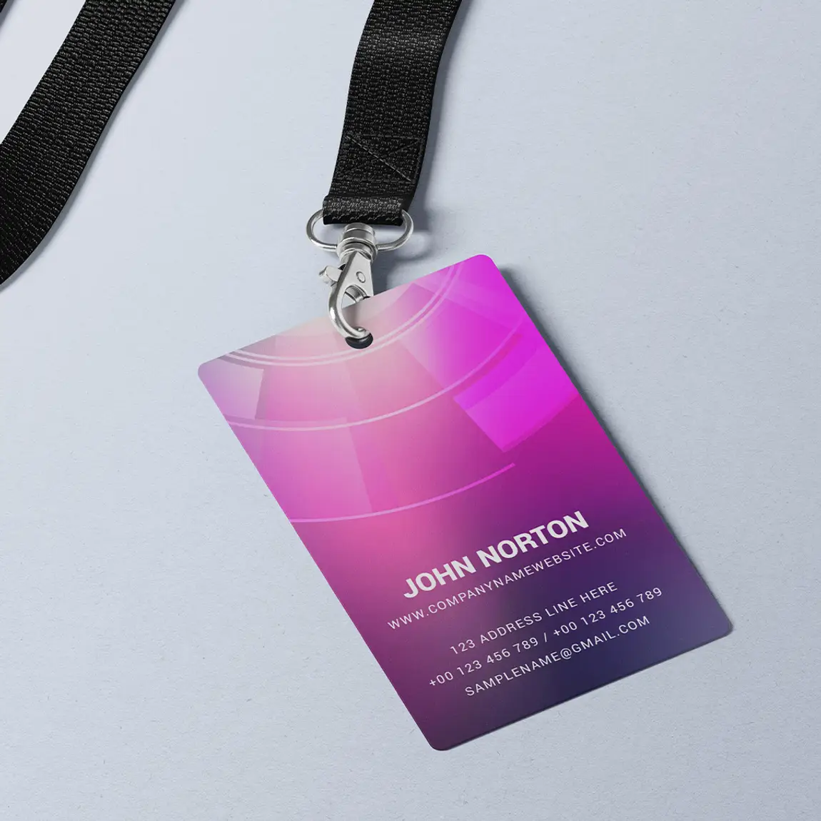 Glossy ID Name Badges