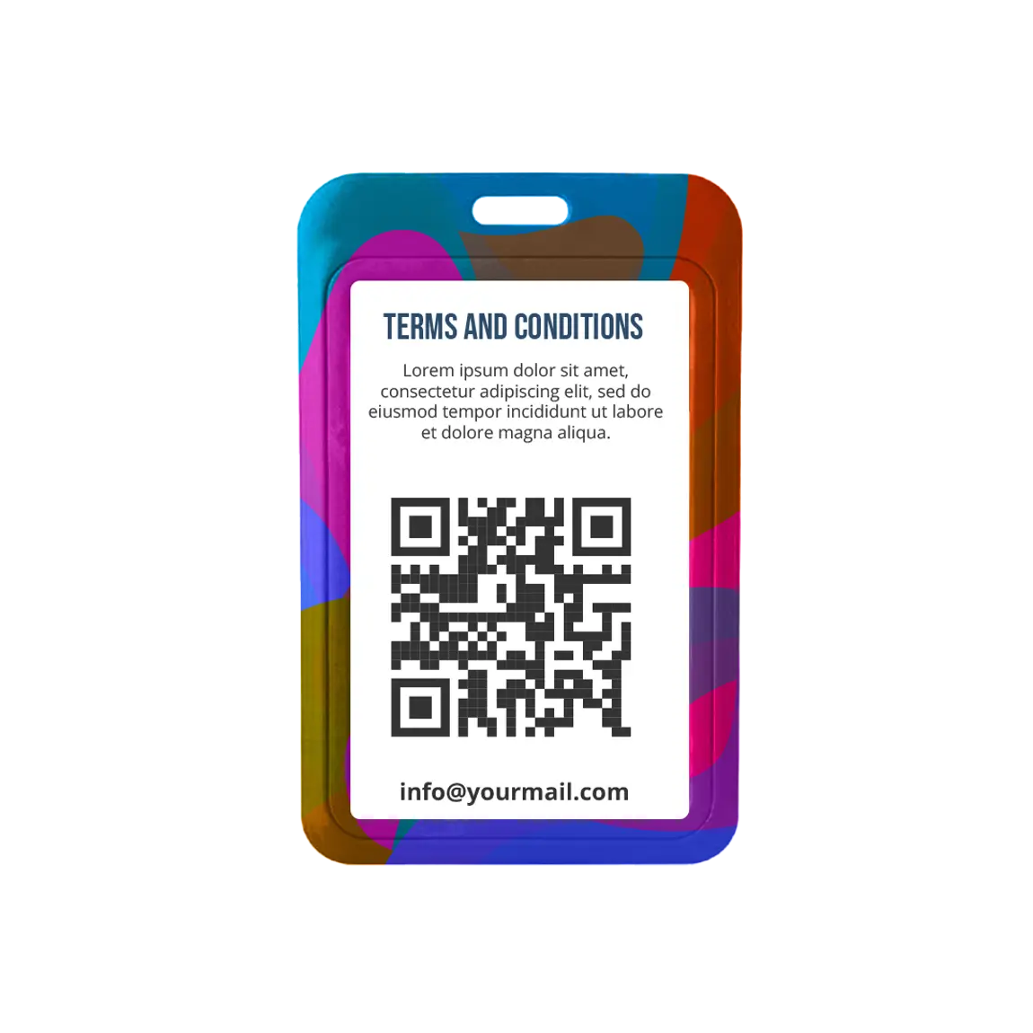 Full Color Printed Plastic Holders