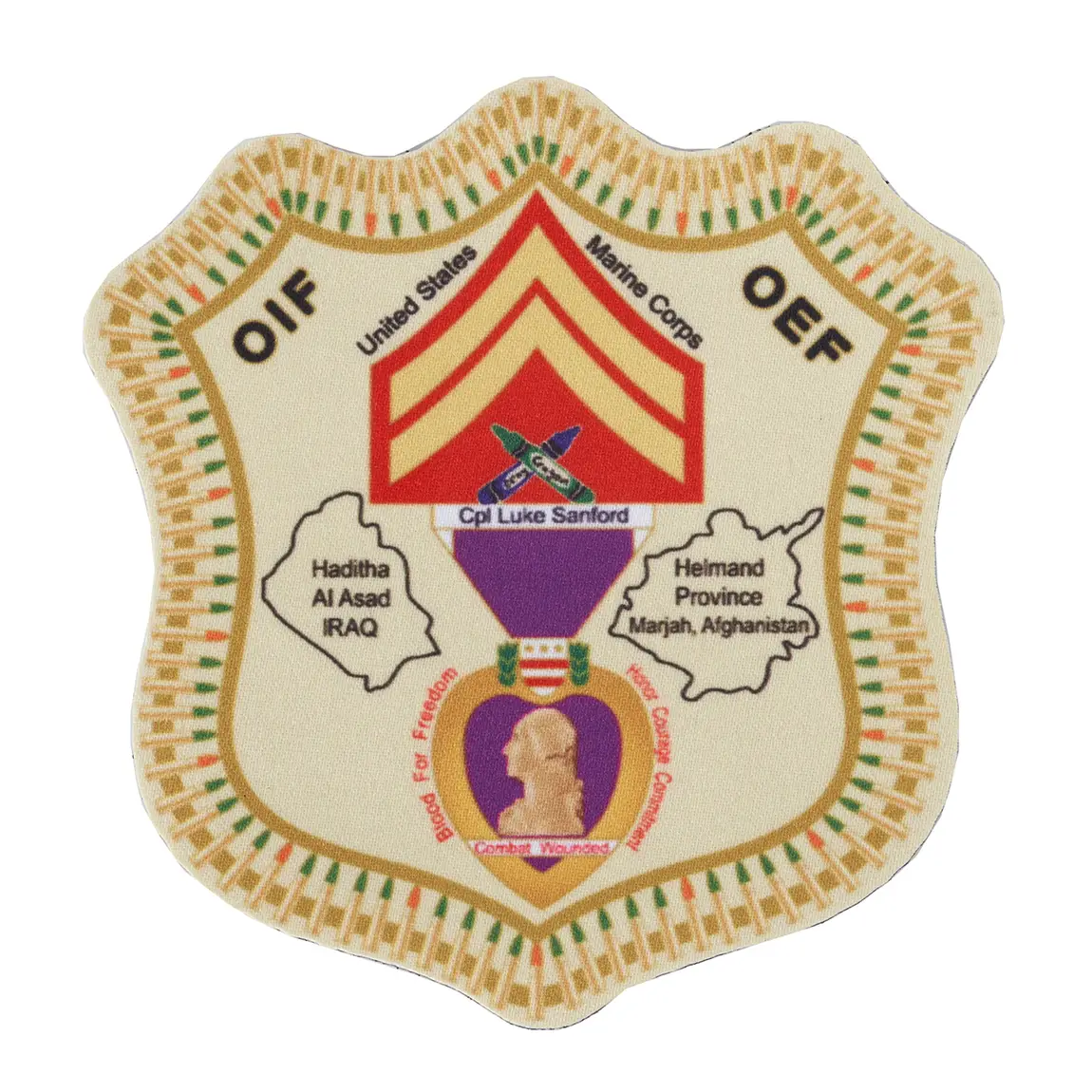 Full Colored Printed Patches