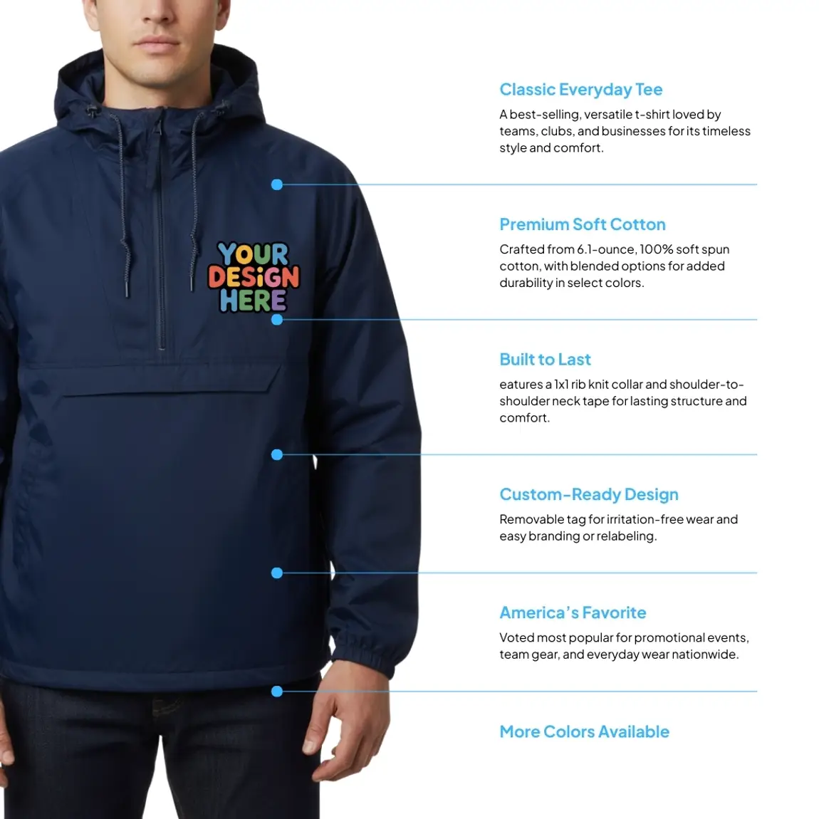 Apparel - Harriton Adult Packable Nylon Jacket