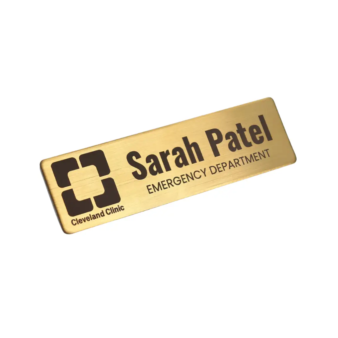 Engraved Metal Name Badge Buttons