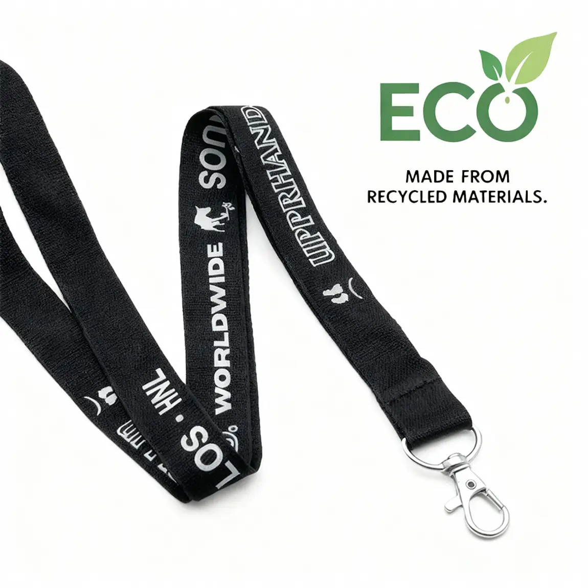 Eco-Friendly Wood Fiber Lanyards