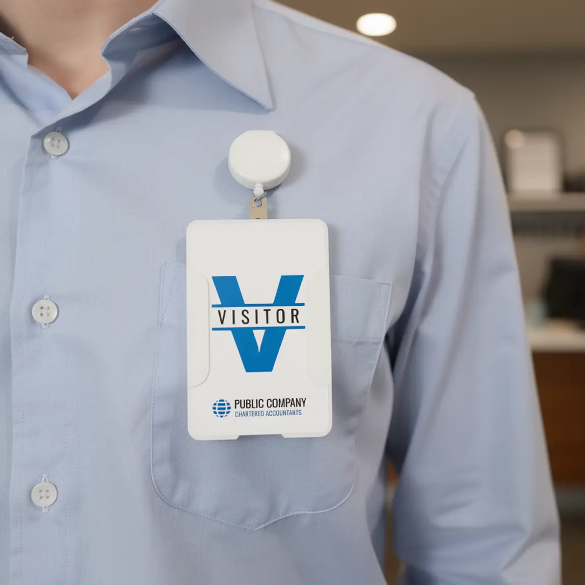 Lanyards & ID Cards - Custom Visitor ID Name Badges