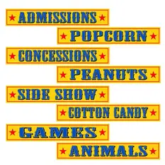 Circus Sign Cut...