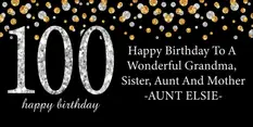 Sparkling 100th...