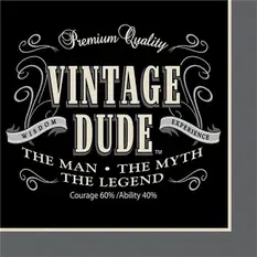 Vintage Dude Be...