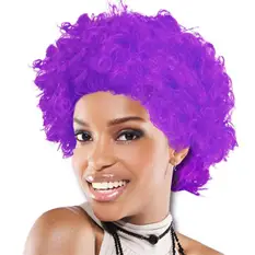 Purple Afro Wig...