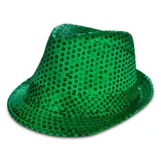 Green Sequin Fe...
