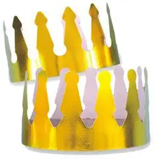 Gold Foil Crown...