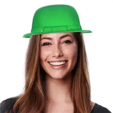 Green Derby Hat...