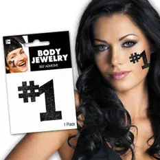 Black #1 Glitte...