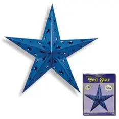 Blue Foil Star ...