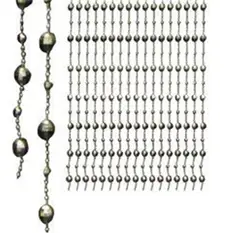 Silver Beaded D...