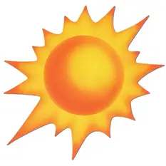 Sun Cutout