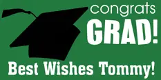 Green Congrats ...