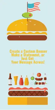 Burger Banner -...