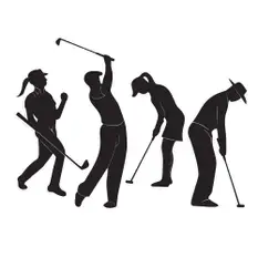 Golf Player Sil...