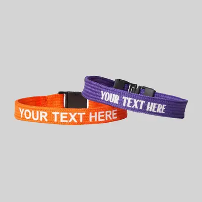 Custom Tube Wrist Lanyards