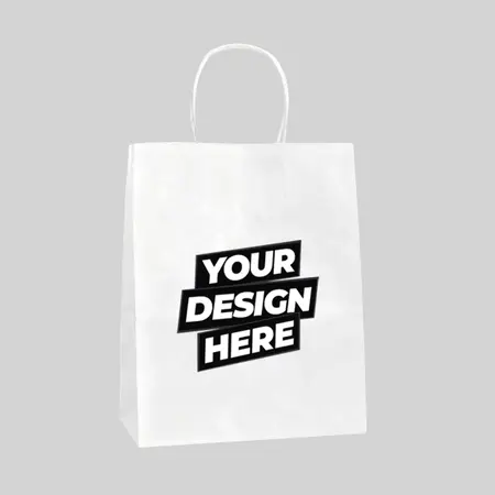 Paper Shopping Bags with Twisted Handles