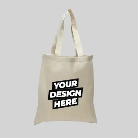Economy Cotton Tote Bags (Natural)