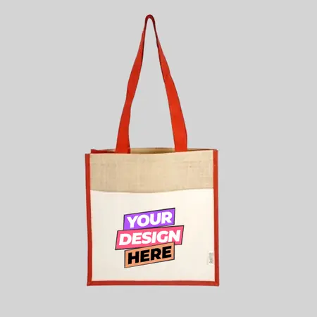 Recycled Cotton Jute Tote Bags