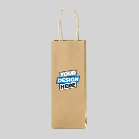 Kraft Paper Wine Tote Bags