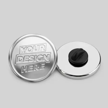 Silver Polished Pins