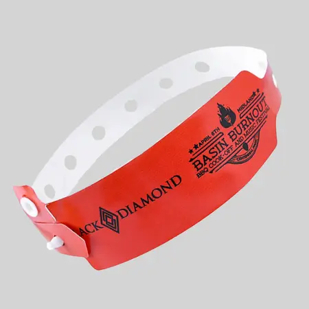 Custom Wide Vinyl Wristbands