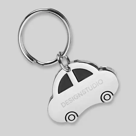 Car Shaped Metal Keychains