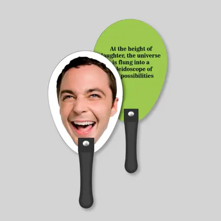 Egg Shape Hand Fan