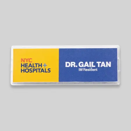Acrylic Name Badge Buttons