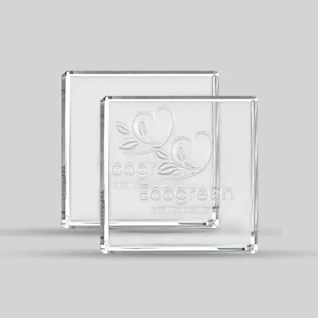 Customized Crystal Carving Coaster